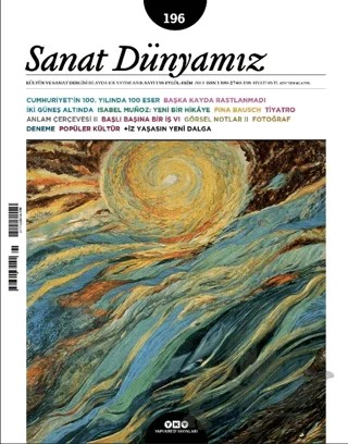 Sanat Dünyamız Sayı 196 – Yapı Kredi Yayınları kitap kapağı