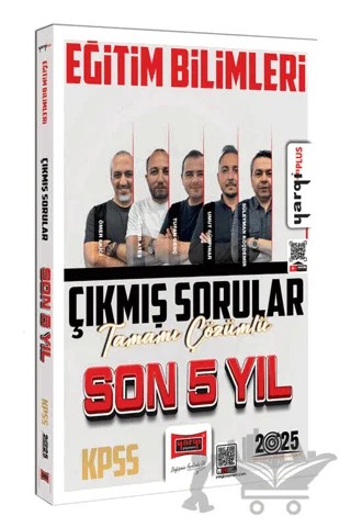 2025 KPSS Eğitim Bilimleri Tamamı Çözümlü Son 5 Yıl Çıkmış Sorular – Kolektif – Yargı Yayınevi kitap kapağı