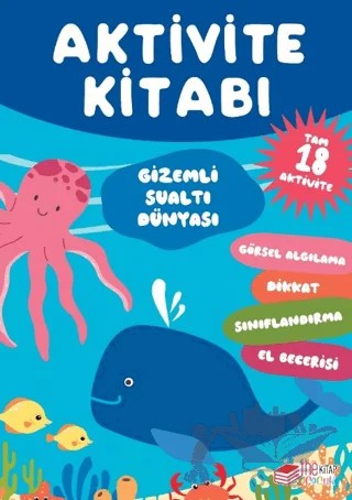 Aktivite Kitabı: Gizemli Sualtı Dünyası – Kolektif – The Kitap Çocuk kitap kapağı