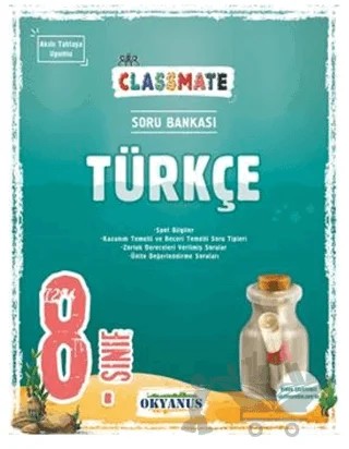 8. Sınıf Classmate Türkçe Soru Bankası – Meral Aycıbin – Okyanus Yayınları kitap kapağı