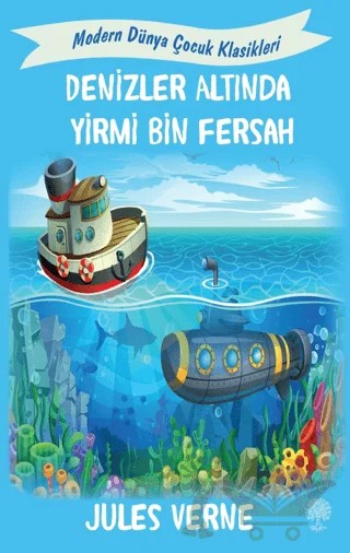 Denizler Altında Yirmi Bin Fersah – Jules Verne – Platanus Publishing kitap kapağı