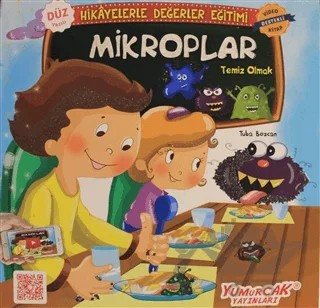 Mikroplar – Tuba Bozcan – Yumurcak Yayınları kitap kapağı