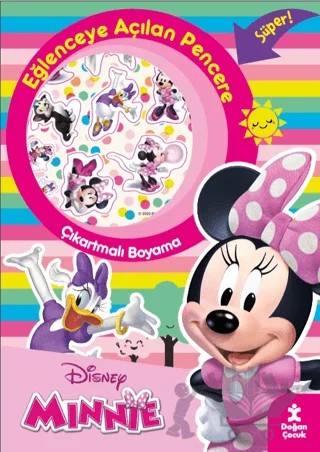Disney Minnie Eğlenceye Açılan Pencere Çıkartmalı Boyama Kitabı – Kolektif – Doğan Çocuk kitap kapağı