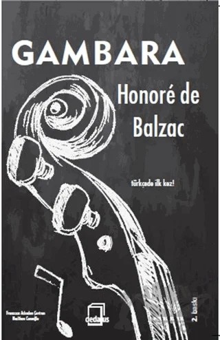 Gambara – Honore de Balzac – Dedalus Kitap kitap kapağı