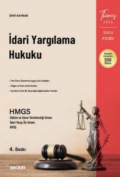 THEMIS – İdari Yargılama Hukuku Soru Kitabı – Ümit Kaymak – Seçkin Yayıncılık kitap kapağı