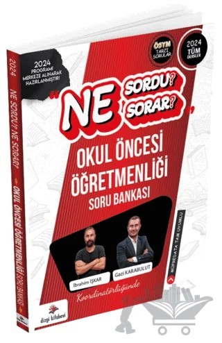 KPSS Okul Öncesi Öğretmenliği Ne Sordu Ne Sorar Tamamı PDF Çözümlü Soru Bankası – İbrahim İşkar, Gazi Karabulut – Dizgi Kitap kitap kapağı