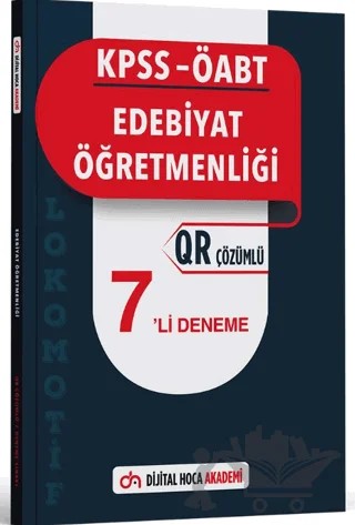 KPSS ÖABT Edebiyat Öğretmenliği Lokomotif Serisi QR Çözümlü 7'li Deneme Akademi – Kolektif – Dijital Hoca kitap kapağı