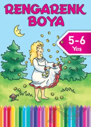 Rengarenk Boya (5 - 6 Yaş) – Kolektif – Doğan Egmont Yayıncılık kitap kapağı