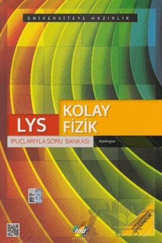 2018 YKS Kolay Fizik Soru Bankası Alan 2. Oturum – Kolektif – Fdd Yayınları kitap kapağı