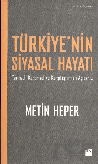 Türkiye’nin Siyasal Hayatı – Metin Heper – Doğan Kitap kitap kapağı