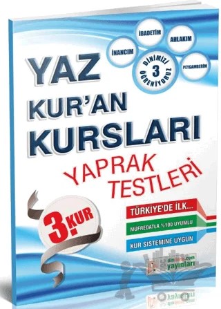 Yaz Kuran Kursları Yaprak Test 3. Kur – Kolektif – DDY Yayınları kitap kapağı