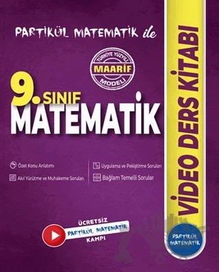 9. Sınıf Partikül Matematik Video Ders Kitabı – Kolektif – Partikül Yayınları kitap kapağı