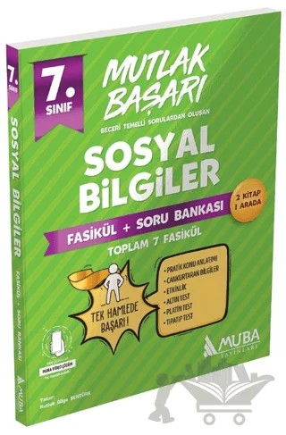 7. Sınıf Sosyal Bilgiler Fasiküller + Soru Bankası – Kutluk Bilge Şentürk – Muba Yayınları kitap kapağı