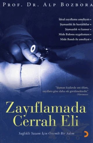 Zayıflamada Cerrah Eli – Alp Bozbora – Cinius Yayınları kitap kapağı