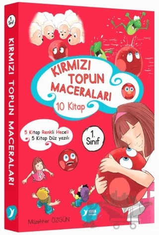 Kırmızı Topun Maceraları (10 Kitap Takım) – Müzehher Özgün – Yuva Yayınları kitap kapağı