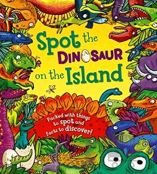 Spot The Dinosaur On The Island – Kolektif – QED kitap kapağı