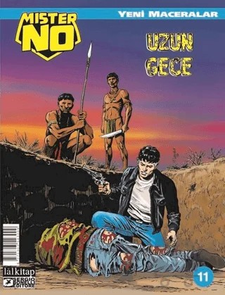 Mister No Yeni Maceralar Sayı: 11 - Uzun Gece – Lal Kitap kitap kapağı