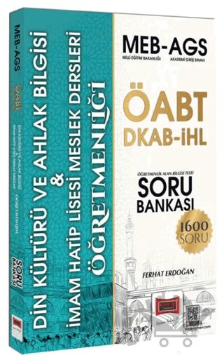 MEB-AGS ÖABT DKAB-İHL Din Kültürü ve Ahlak Bilgisi Öğretmenliği Soru Bankası – Ferhat Erdoğan – Yargı Yayınevi kitap kapağı