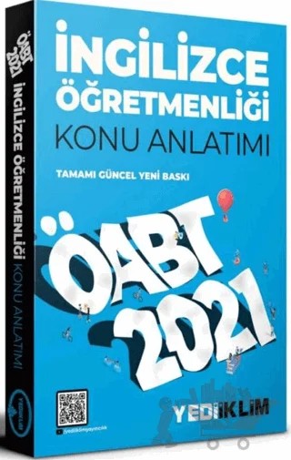 2021 ÖABT İngilizce Öğretmenliği Konu Anlatımı – Kolektif – Yediiklim Yayınları kitap kapağı