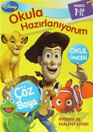 Disney - Okula Hazırlanıyorum – Kolektif – Doğan Egmont Yayıncılık kitap kapağı