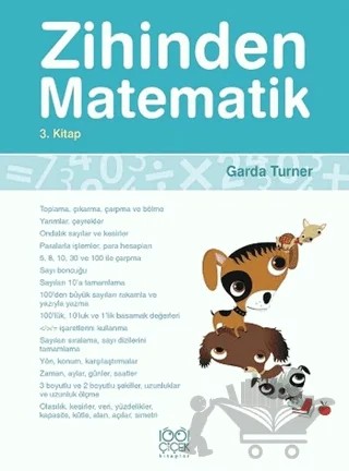 Zihinden Matematik 3. Kitap – Garda Turner – 1001 Çiçek Kitaplar kitap kapağı
