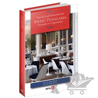 Menü Planlama – Aydan Bekar, Burhan Kılıç – Beta Yayınevi kitap kapağı