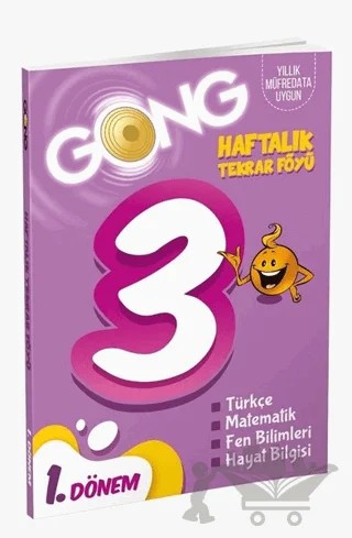 GONG 3. Sınıf 1. Dönem Haftalık Tekrar Föyü – Kolektif – Eğiten Kitap kitap kapağı
