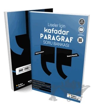 Liseler İçin Kafadar Paragraf Soru Bankası – Kolektif – Doğan Akademi kitap kapağı