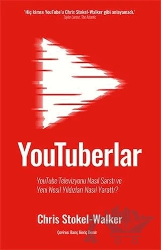 Youtuberlar – Chris Stokel Walker – Lykeion Yayınları kitap kapağı