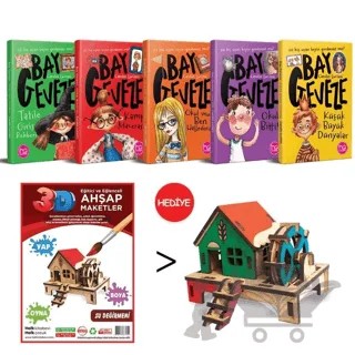Bay Geveze 5 Kitap Takım (Su Değirmeni 3D Ahşap Maket Hediyeli) – Kolektif – Halk Kitabevi kitap kapağı