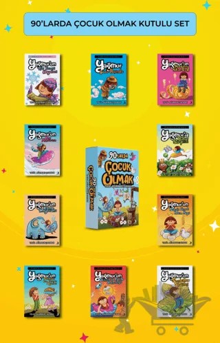 90’larda Çocuk Olmak Serisi Kutulu Set – Kolektif – Genç Destek kitap kapağı