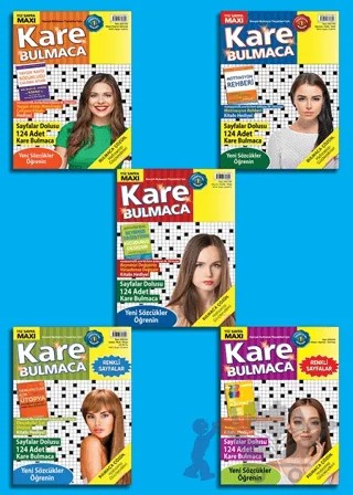 Maxi Kare 5’Li Set 2 – Kolektif – Maxi Yayıncılık kitap kapağı