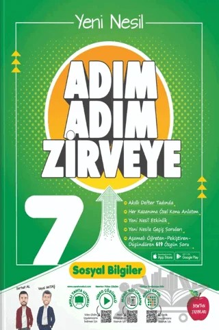 7. Sınıf Adım Adım Sosyal Bilgiler Soru Bankası – Serhat Al, Veysi Aktaş – Newton Yayınları kitap kapağı