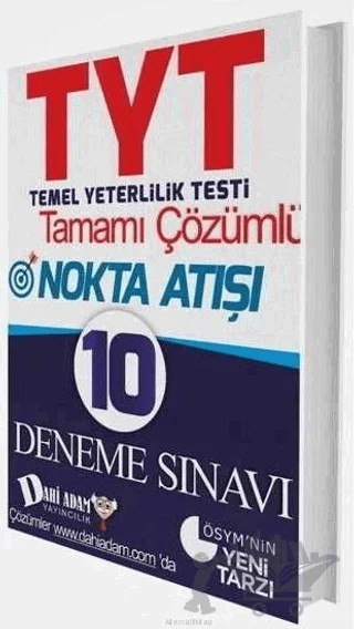 TYT Tamamı Çözümlü 10 Deneme Sınavı – Kolektif – Dahi Adam Yayıncılık kitap kapağı
