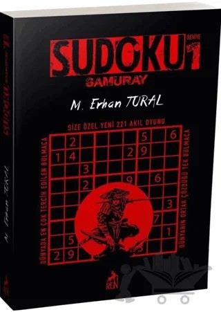 Samuray Sudoku 1 – Mustafa Erhan Tural – Ren Kitap kitap kapağı