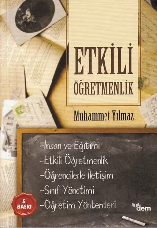 Etkili Öğretmenlik – Muhammet Yılmaz – Dem Yayınları kitap kapağı