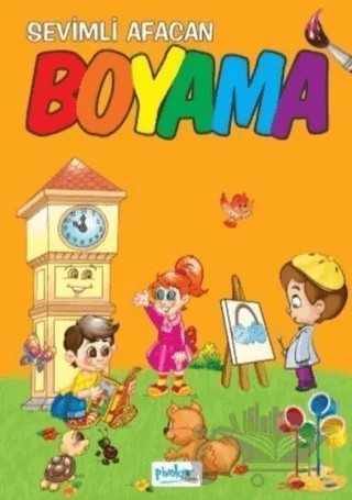Sevimli Afacan Boyama – Kolektif – Pinokyo Yayınları kitap kapağı