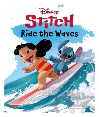 Disney Stitch: Ride the Waves – Walt Disney – Autumn Publishing kitap kapağı