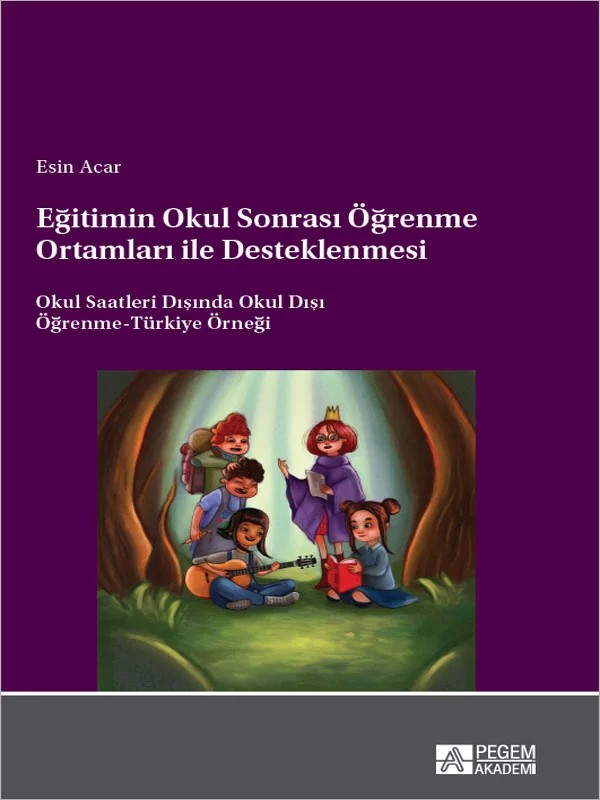 Eğitimin Okul Sonrası Öğrenme Ortamları ile Desteklenmesi Okul Saatleri Dışında Okul Dışı Öğrenme-Türkiye Örneği – Türkiye Örneği – Pegem Akademi Yayıncılık kitap kapağı