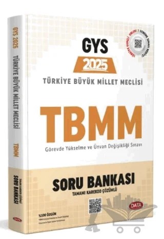 Türkiye Büyük Millet Meclisi (TBMM) GYS Ortak Konular Soru Bankası – Kolektif – Data Yayınları kitap kapağı