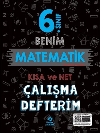 6. Sınıf Benim Matematik Çalışma Defterim – Kolektif – Örnek Akademi kitap kapağı