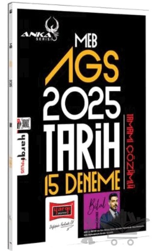 2025 MEB-AGS Anka Serisi Tarih Tamamı Çözümlü 15 Deneme – Bilal Bacaksız – Yargı Yayınevi kitap kapağı