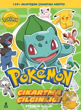 Pokemon Bulbasaur Çıkartma Çılgınlığı – Kolektif – Doğan Çocuk kitap kapağı