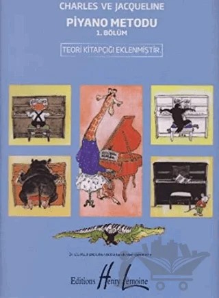 Piyano Metodu 1. Bölüm – Charles, Jacqueline – Porte Müzik Eğitim Merkezi kitap kapağı