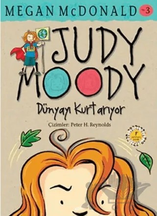 Judy Moody Dünyayı Kurtarıyor – Megan Mcdonald – Büyülü Fener Yayınları kitap kapağı