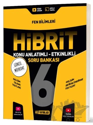6. Sınıf Hibrit Fen Bilimleri Soru Bankası – Kolektif – Hız Yayınları kitap kapağı