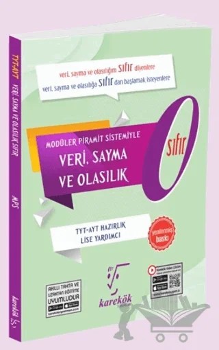 Modüler Piramit Sistemiyle Veri, Sayma ve Olasılık THY AYT Hazırlık Lise Yardımcı – Kolektif – Karekök Yayıncılık kitap kapağı