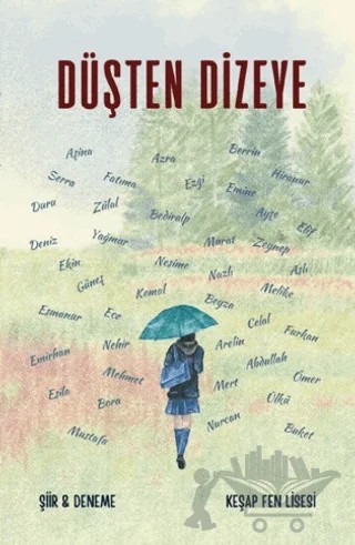 Düşten Dizeye – Kolektif – Kırmızı Çatı Yayınları kitap kapağı