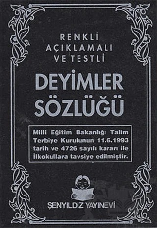Deyimler Sözlüğü – Müfit Aksakal – Şenyıldız Yayınevi kitap kapağı