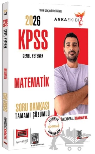 2026 KPSS Anka Ekibi Genel Yetenek Tamamı Çözümlü Matematik Soru Bankası – İskender Karayel – Yargı Yayınevi kitap kapağı